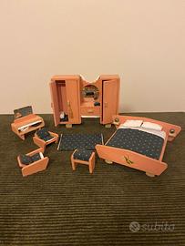 Casa di bambola set arredi anni ‘50