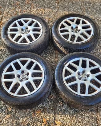 4 Cerchi in lega 16" ORIG VW Golf 4 - 5x100 ET 42