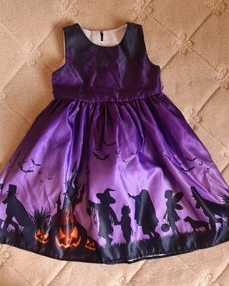 Costume strega Halloween bambina 140cm