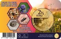 Carta con monete da 2,5 euro Ape Belgio 2024