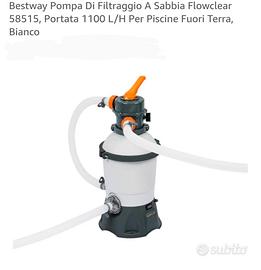 piscina Bestway 282X196X84 e filtro a sabbia