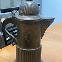 Thermos per caffè in ottone italiano d'epoca
