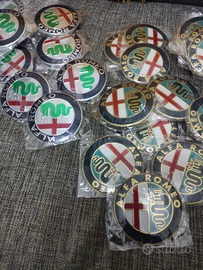 2 Loghi stemmi Alfa Romeo da 74mm