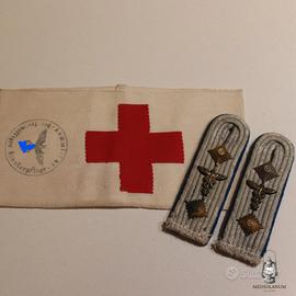 WW2 fascia medica e spalline ufficiale tedesco