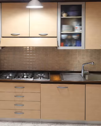 Cucina comp.le lineare 390 cm + elettrodomestici