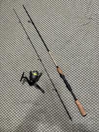 Combo  canna da pesca caperlan : con mulinello