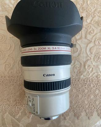 Obiettivo canon video lens 3x ZOOM  XL. 3.4-10.2mm