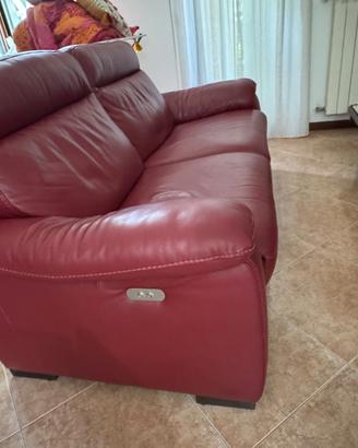 Divano Natuzzi pelle primo fiore