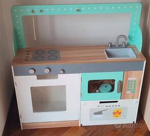 Cucina bambini vero legno vernice atossica 