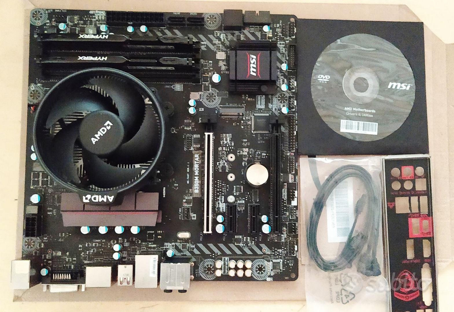 MSI B350M MORTAR Scheda Madre Socket AM4 CPU RAM - Informatica In ...