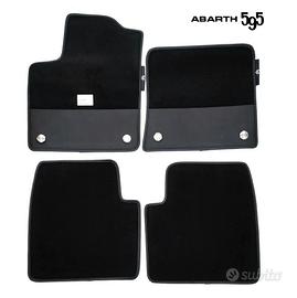 Tappetini originali in pelle Abarth 595