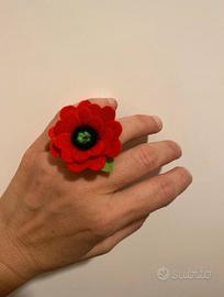 Anello in feltro su base d’acciaio