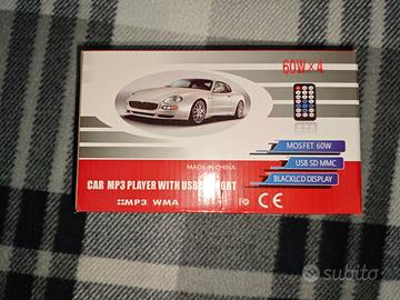 STEREO PER AUTO NUOVO SIGILLATO