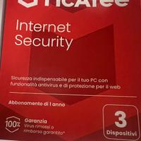 Internet Security antivirus McAfree