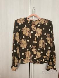 Blusa vintage floreale