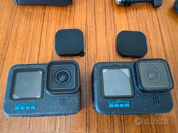 due GoPro Hero Black 12 + accessori