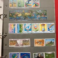 Raccolta francobolli di San Marino