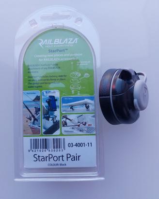 Railblaza coppia di basi tonde Starport