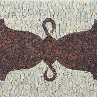 mosaico marmo pavimento tavoli soggiorno 