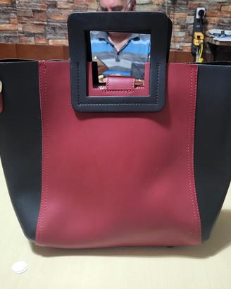 Borsa rigida in pelle