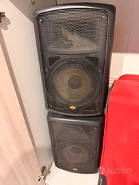 2 casse da discoteca o karaoke