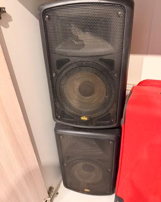 2 casse da discoteca o karaoke