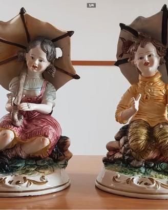 Statuette in ceramica di Capodimonte 