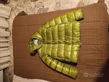 piumino sisley verde 