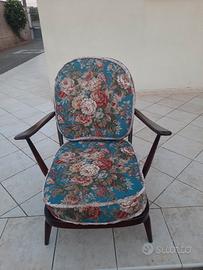 Poltrona, vintage, design, desainer
