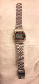 orologio al quarzo vintage anni '80 in metallo