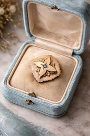 Spilla placcata oro fine 800 titre FIX antica