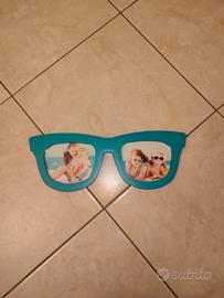 cornice portafoto ad occhiali 