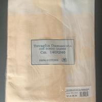 tovaglia damascata nuova