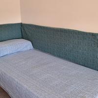 letto singolo completo di sponde e kit montaggio