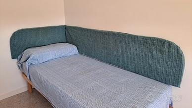 letto singolo completo di sponde e kit montaggio