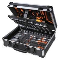 Valigia con assortimento di 163 utensili