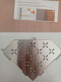 4 Mensole Doccia Schlüter Acciaio NUOVE