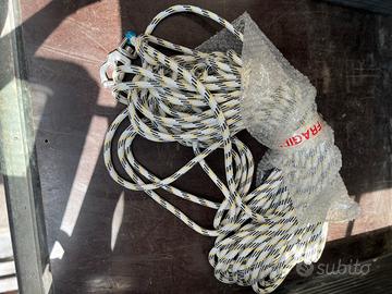 DRIZZA DYNEEMA 12mm ROBLINE 50m con moschettone