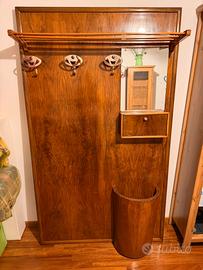 MOBILE ATTACCAPANNI  APPENDIABITI IN NOCE ANNI 50