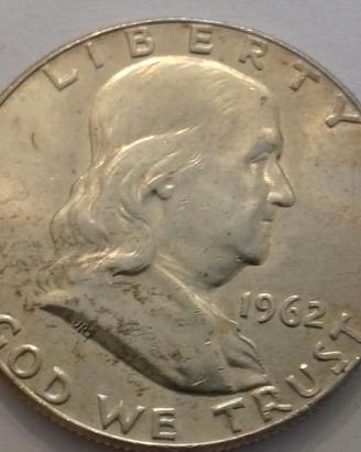 USA half dollar 1962 D g 900%. g 12,50