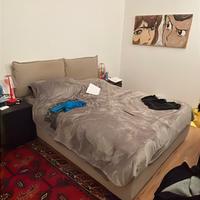 Letto matrimoniale con contenitore