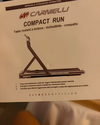TAPIS ROULANT CARNIELLI RIPIEGHEVOLE