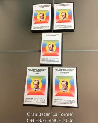 5 vhs Luciano Muti parapsicologia telecinetica