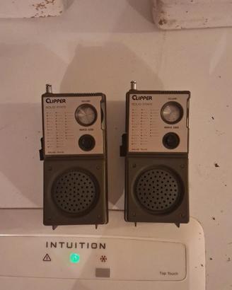 Coppia Walkie Talkie Vintage Clipper CX999 