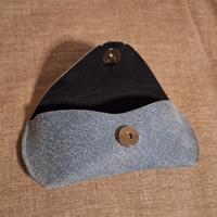 Custodia per occhiali in pelle stampata JEANS 