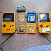 2 Gameboy Color + Lotto Giochi pokemon