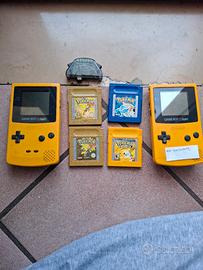 2 Gameboy Color + Lotto Giochi pokemon