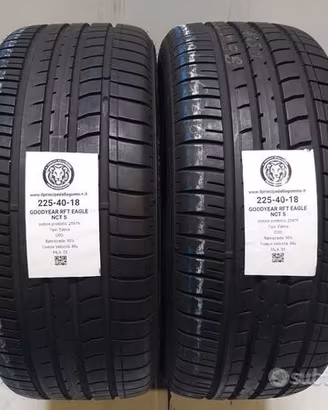 2 gomme 225 40 18 goodyear rft a25879