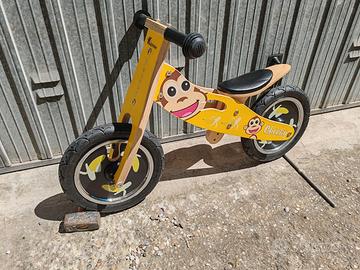 Bici senza pedali legno