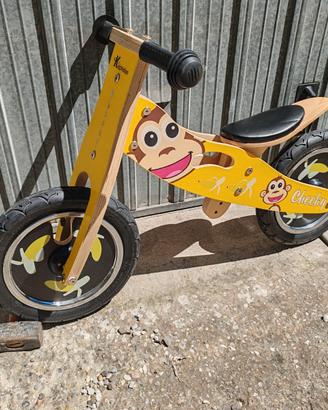 Bici senza pedali legno